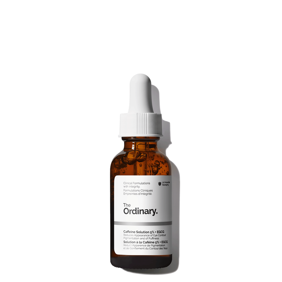 The Ordinary Caffeine Solution 5% + EGCG to target the look of dark circles and puffiness